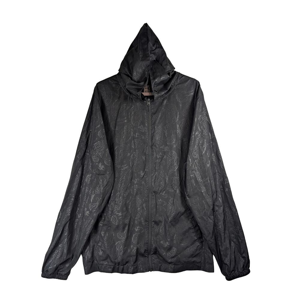 Culture Kings Not For Sale Duplex Windbreaker Jacket Black Mens Size M/L USED